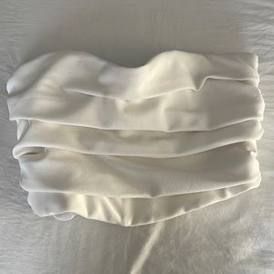 ‼️Zara strapless corset top ruched